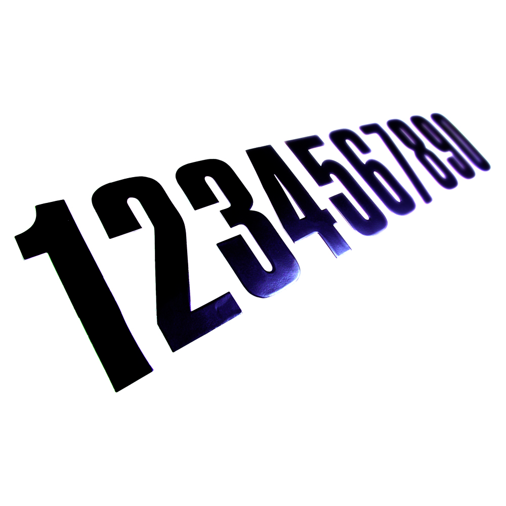 NUMBER 0-9 KIT BLACK 6"/15CM 20 PACK